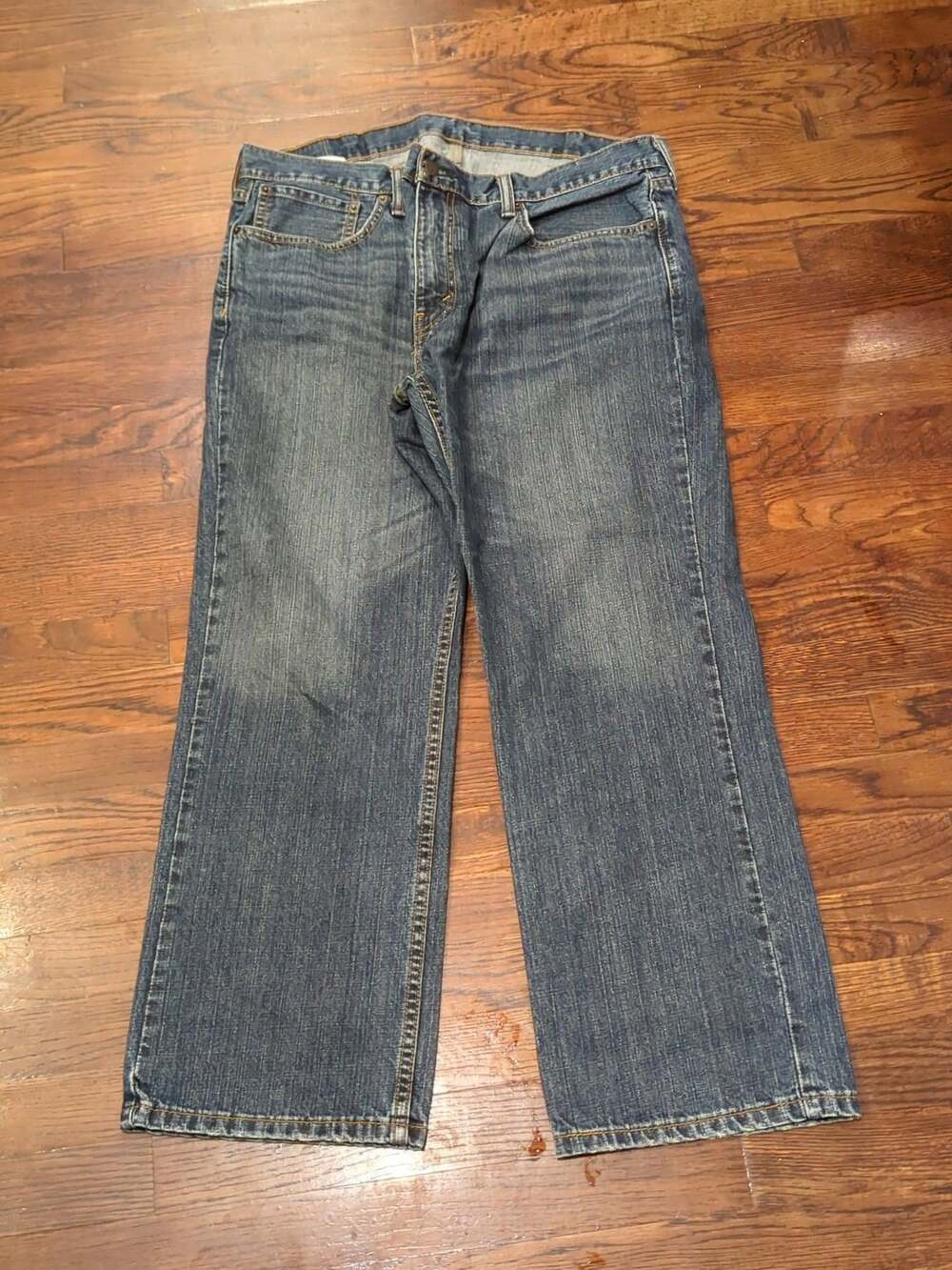 Levi's 559 Relaxed Straight Jeans 38x30 Medium Wash Denim